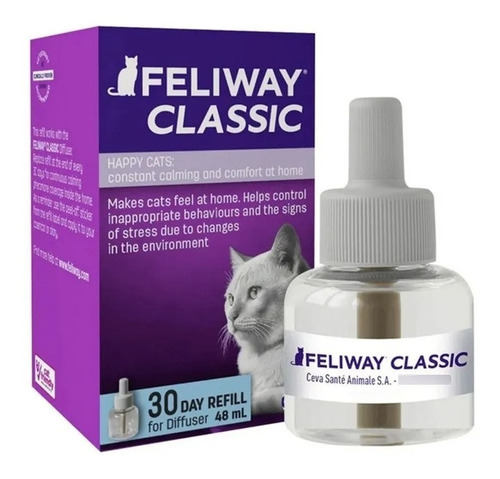 Feliway Classic 48ml Repuesto Para Difusor 30 Días