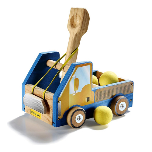 Stanley Jr Diy Wood Catapult Toy Trucks For Kids - Easy To