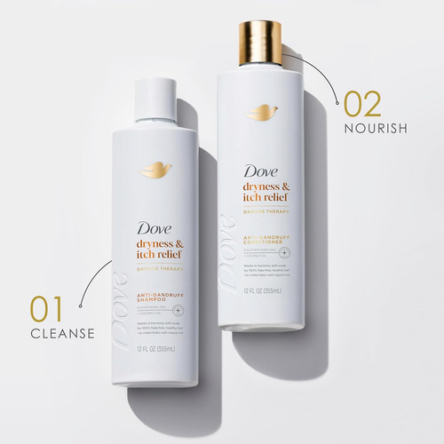 Dove Damage Therapy - Champú Derma Dryness 12 Oz