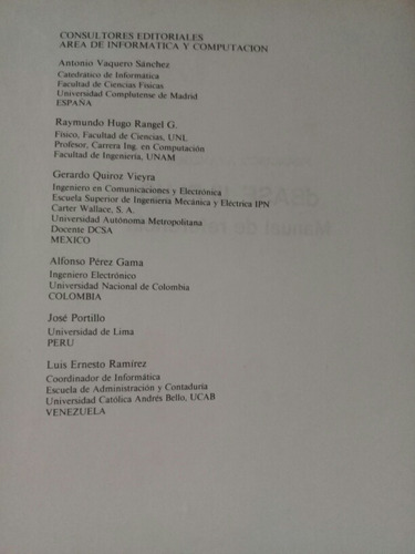 Libro Dbase Iii Plus, Manual De Referencia. (Usado)