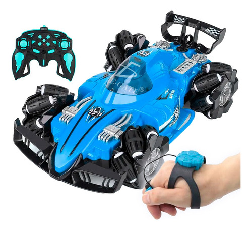 Coche Fórmula 1 Teledirigido Todoterreno Rotación 360 Led
