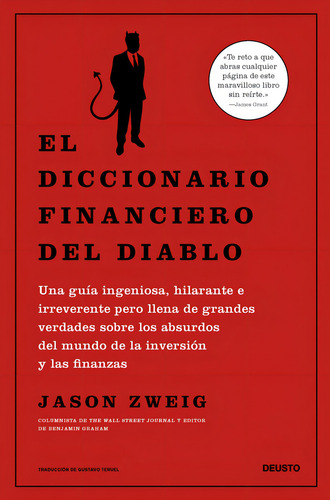 El Diccionario Del Diablo, De Jason Zweig. Editorial Ediciones Deusto En Español