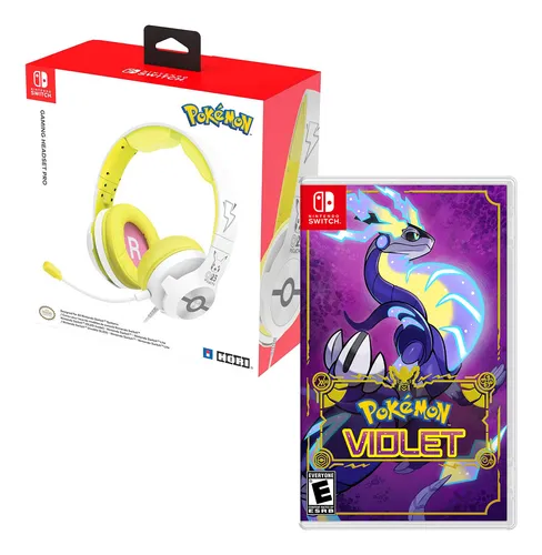 comprar Audifono Gamer Pro Pokémon Pikachu 025 Pop + Pokemon Violet