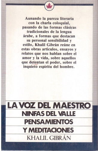 La Voz Del Maestro , Ninfas Del Valle , Pensamientos