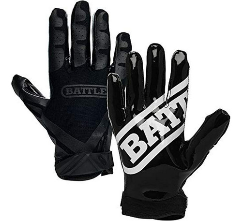 Battle Ultra-stick Guantes Receptor, Joven X-large - Negro /