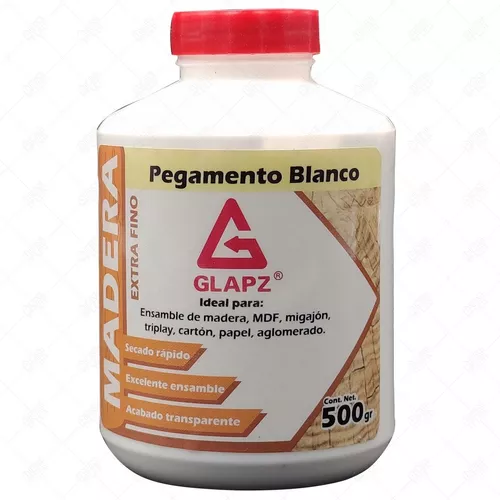 Pegamento Para Madera 500gr Acabado Transparente Glapz