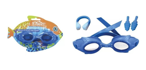 Lentes Natación Piscina Con Tapa Oido Y Nariz Niños Ecology
