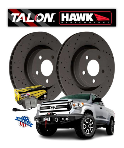 Discos De Freno Toyota Tundra 07-14 Tras. Hawk