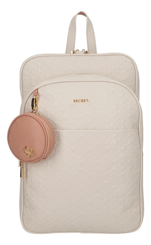 Mochila Notebook Secret Oslo Fw24 Beige 14 