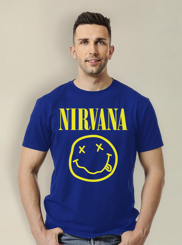 Polera Nirvana Logo Rock Colores Abominatron