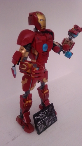 Lego Marvel Figura Iron Man Infinity Saga Con Luz 25cm (Usado)