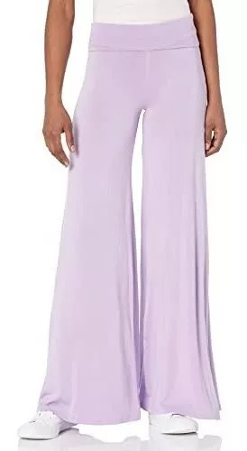 Made by Johnny MBJ Women's Casual Comfy Solid/Tie Dye Wide Leg Palazzo  Lounge Pants (XS~5XL)