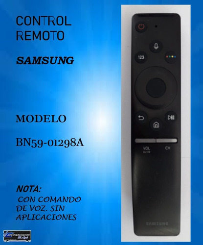 Control Remoto Samsung Bn59-01298a