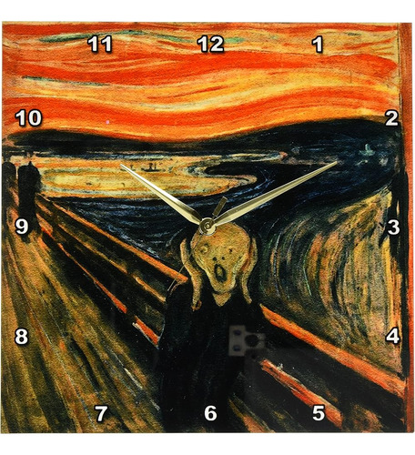 3drose Dpp_60716_2 A pintura em grito de Edvard Munch-watch