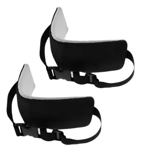 Almohada De Almohada De 2x Cuello Soporte Para La Negro