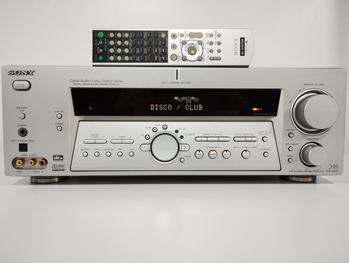 Receiver Sony A/v 5.1 C/ 500w Mod: Str-de885 + Z B Cr Usado Prateado (Usado)