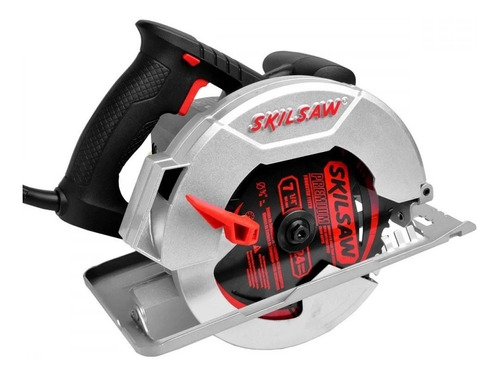 Imagen 9 de 11 de Sierra circular eléctrica Skil 5402 184mm 1400W negra y roja 50Hz/60Hz 220V