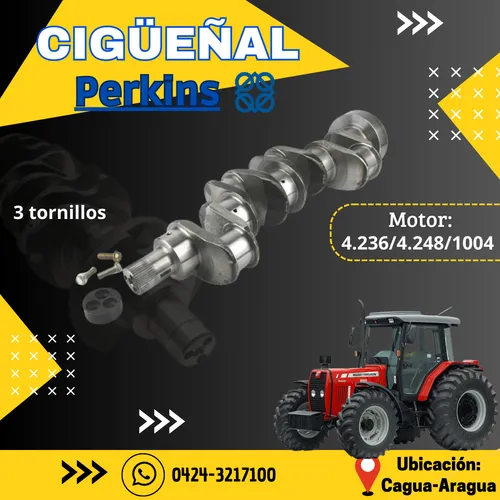 Cigüeñal Perkins 4.236 248 1004