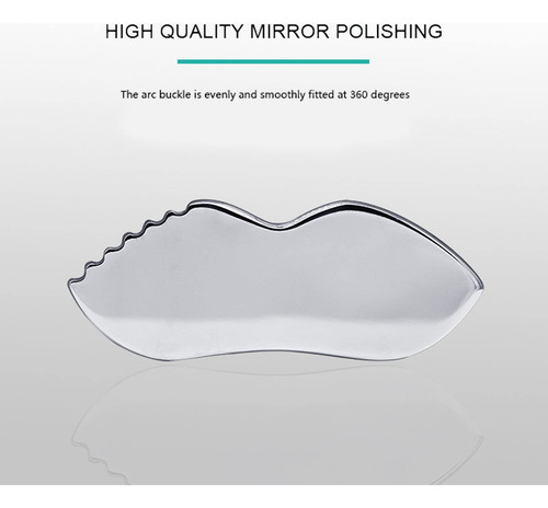 Tabla De Masaje Gua Sha De Acero Inoxidable Yuyte Facial Ski