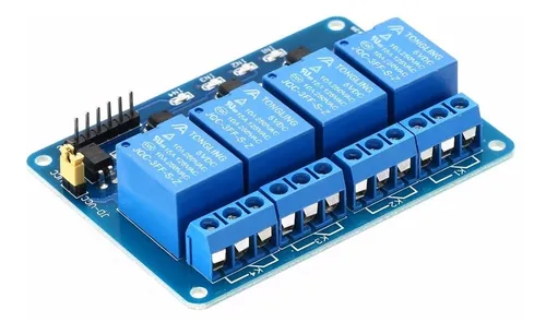 comprar Modulo De Reles - 4 Canales -  Proyectos Arduino Pics