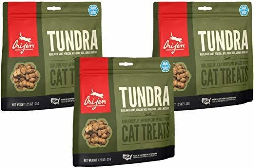 Botana - Botanas Para Gatos - Orijen 3 Pack Of Tundra Cat Tr