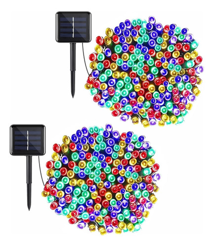 Lacharm Luces Solares De Navidad Impermeables Para Exteriore