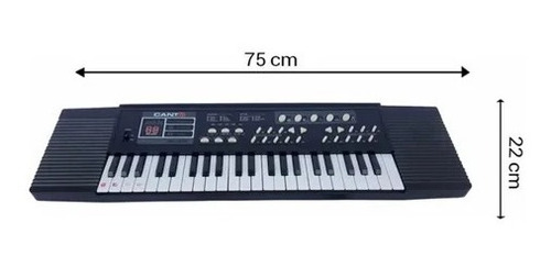Imagen 2 de 5 de Piano Teclado Órgano Musical Para Niños 44 Teclas Micrófono