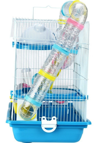 Imagen 3 de 6 de Jaula Habitat Para Roedores Hamster Raton Madriguera Grande