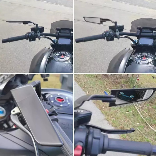 Alerón De Espejo Retrovisor Invisible Modificado Universal