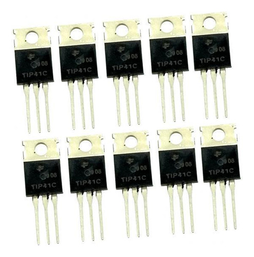 2 Nuevo Tip41c To-220 100v / 6a / 65w Npn Transistor