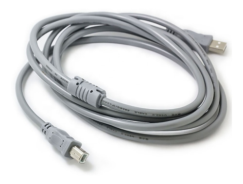 Cable Genérica Genérica gris con entrada USB-A salida USB