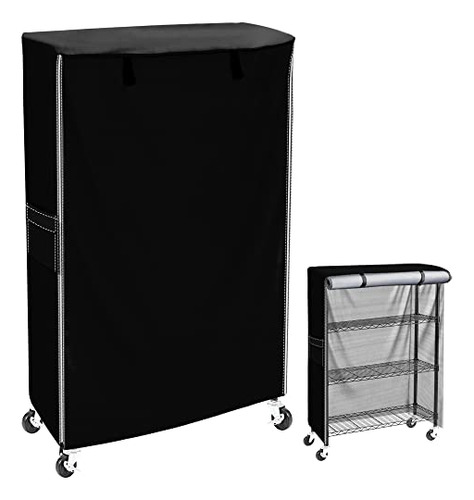 Storage Shelf Cover Wire Rack Shelving Cover, Fits Rack...