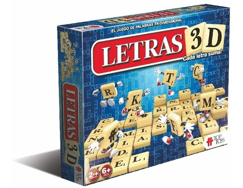 Letras 3d Juego De Mesa Top Toys