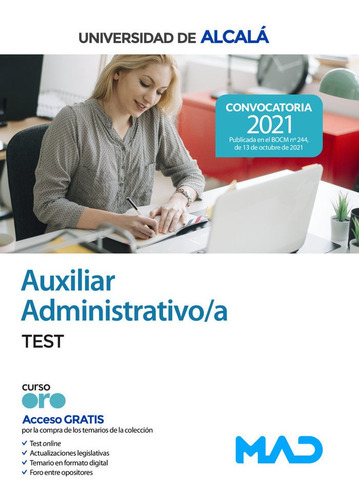 Libro Auxiliar Administrativo De La Universidad De Alcala...