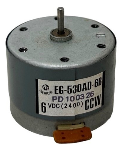 Motor Mabuchi Corriente Continua 6v Eg530-ad Ccw 2400rpm