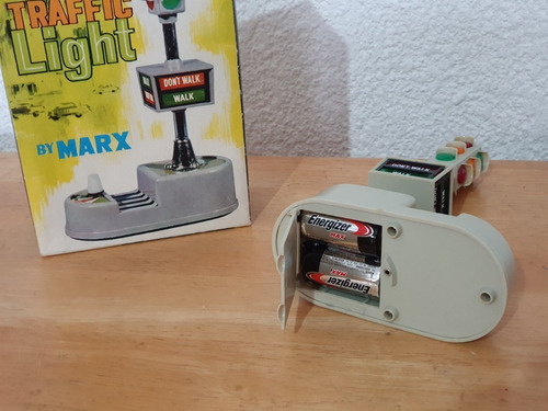 Semáforo Traffic Light By Marx Vintage Con Caja 1960 . (Usado)