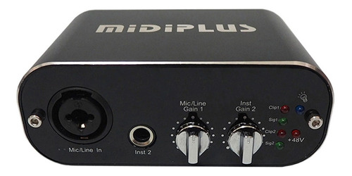 Placa De Sonido Externa Usb Midiplus Audiolink Light Full