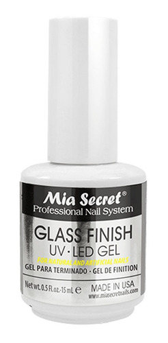 Top Coat Mia Secret Glass Finish 15ml - Jsaúl