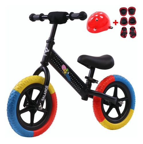 Bicicleta De Equilibrio Niños Sin Pedales Eva Llantas Casco