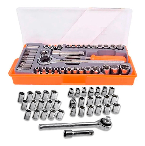 Imagem 3 de 4 de Jogo De Ferramentas Kit 200 Peças C/ Maleta + 40pcs