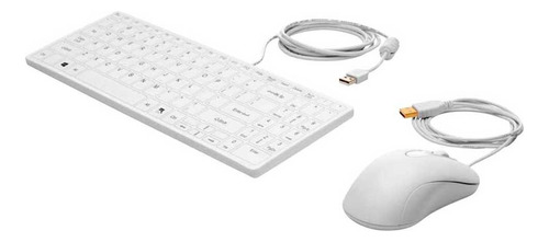 Mini Teclado Con Mouse Blanco