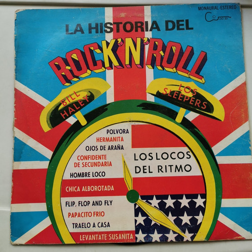 Lp Historia Del Rock & Roll Los Sleepers,bill Haley