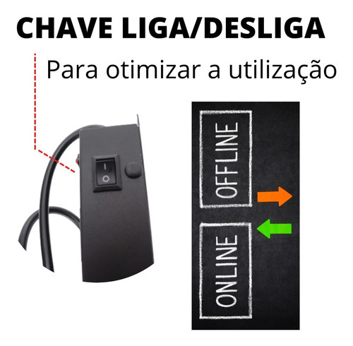 Filtro de línea Bivot con regla de extensión eléctrica tripolar de 8 salidas