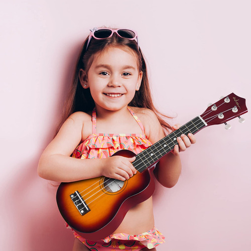 Ukelele Soprano Adm Para Principiantes De 21 Pulgadas Kit