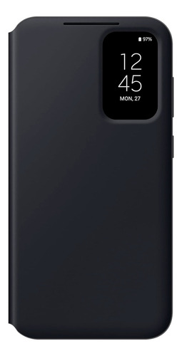 Samsung Case S-view Flip Cover Para Galaxy S23 Fe 2023 Negro