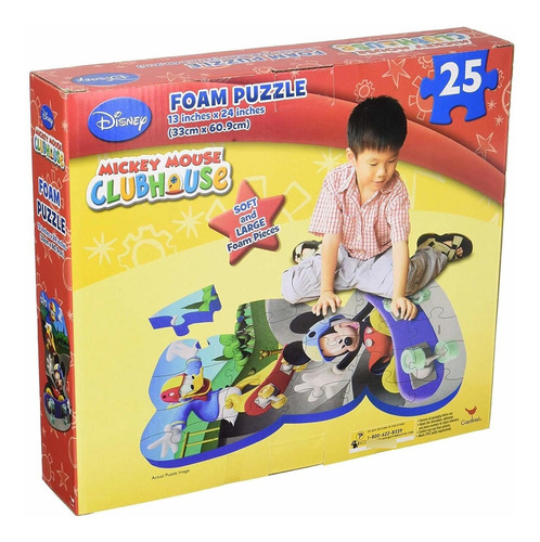 Mickey Espuma En Caja Puzzle Mat