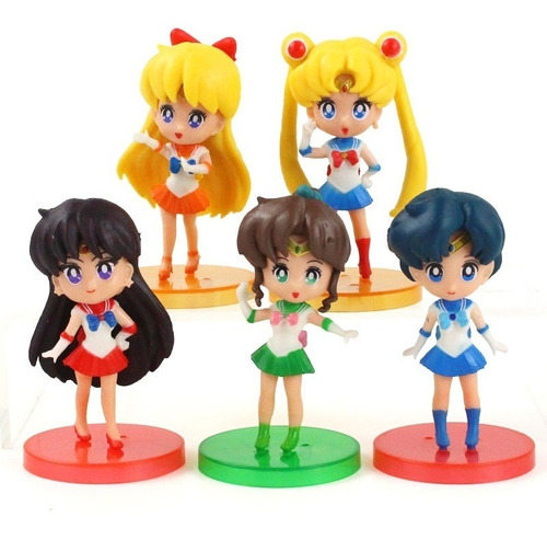 Bases Sailor Moon Y Compañia. 10 Cms.