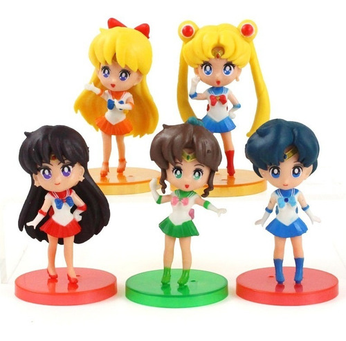 Bases Sailor Moon Y Compañia. 10 Cms. 