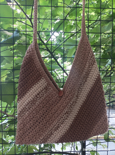 Cartera Tejida Al Crochet 