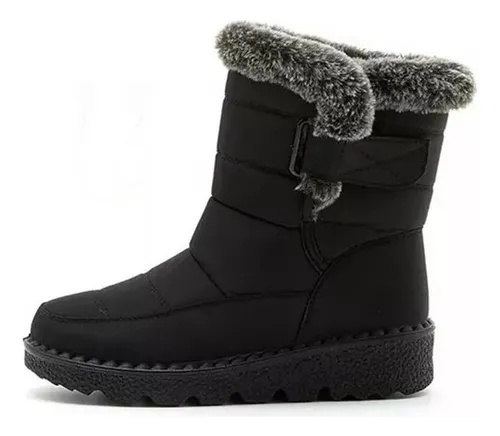 Botas De Nieve Con Forro De Ferry Impermeables Para El Frío